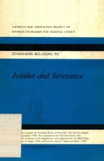 JOINDER AND SEVERANCE