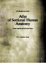 ATLAS OF SECTIONAL HUMAN ANATOMY VOL 2：ABDOMEN