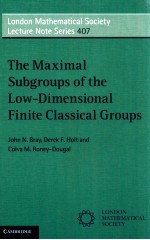 london mathematical society lecture note series:407 the maximal subgroups of the low-dimensional fi