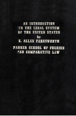 AN INTRODUCTION TO THE LEGAL SYSTEM OF THE UNITED STATES CORRECTED FIRST EDITION