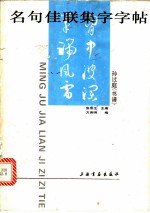 名句佳联集字字帖：孙过庭《书谱》