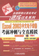 Excel 2003中文电子表格考前冲刺与全真模拟 第2版 新大纲专用