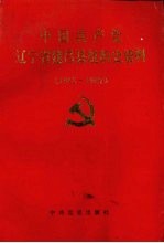 中国共产党辽宁省建昌县组织史资料 1942-1987