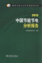 中国节电分析报告 2013