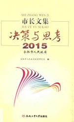 市长文集 决策与思考 2015