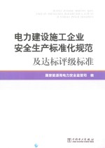 电力建设施工企业安全生产标准化规范及达标评级标准