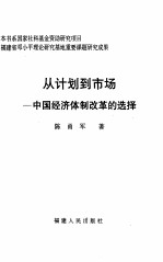 从计划到市场 中国经济体制改革的选择