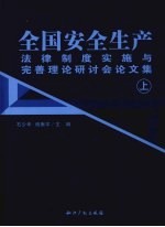 全国安全生产法律制度实施与完善理论研讨会论文集 上