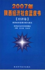 2007年陕西经济社会蓝皮书  经济卷