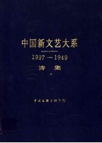 中国新文艺大系  1937-1949  诗集