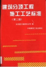 建筑分项工程施工工艺标准