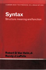 SYNTAX STRUCTURE MEANING AND FUNCTION