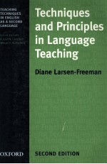 TECHNIQUES AND PRINCIPLES IN LANGUAGE TEACHING