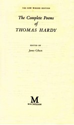 THE COMPLETE POEMS OF THOMAS HARDY