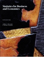 STATISTICS FOR BUSINESS AND ECONOMICS