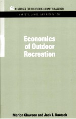 ECONOMICS OF OUTDOOR RECTEATION