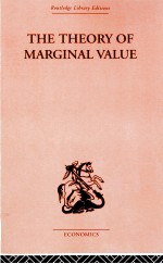 THE THEORY OF MARGINAL VALUE