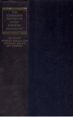 THE CAMBRIDGE HISTORY OF LATER MEDIEVAL PHILOSOPHY