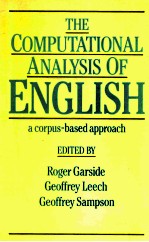 THE COMPUTATIONAL ANALYSIS OF ENGLISH