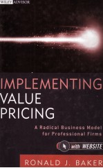 IMPLEMENTING VALUE PRICING