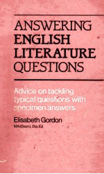 ANSWERING ENGLISH LITERATURE QUESTIONS