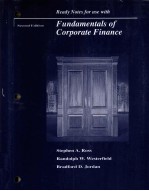 READY NOTES FOR USE WITH FUNDAMENTALS OF CORPORATE FINANCE SECOND EDITION