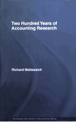 TWO HUNDRED YEARS OF ACCOUNTING RESEARCH