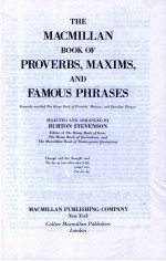 THE MACILLAN BOOK OF PROVERBS