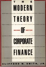 THE MODERN THEORY OF CORPORATE FINANCE SECOND EDITION