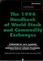 THE 1994 HANDBOOK OF WORLD STOCK AND COMMODITY EXCHANGES