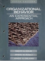 ORGANIZATIONAL BEHAVIOR AN EXPERIENTIAL APPROACH