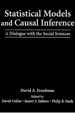 STATISTICAL MODELS AND CAUSAL INFERENCE A DIALOGUE WITH THE SOCIAL SCIENCES