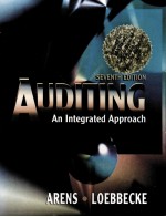 AUDITING AN INTEGRATED APPROACH SEVENTH EDITION