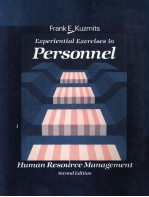 EXPERIENTIAL EXERCISES IN PERSONNEL/HUMAN RESOURCE MANAGEMENT SECOND EDITION