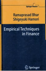 EMPIRICAL TECHNIQUES IN FINANCE:WITH 30 FIGURES AND 30 TABLES