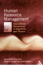 HUMAN RESOURCE MANAGEMENT INTERNATIONAL PERSPECTIVES IN HOSPITALITY AND TOUTISM