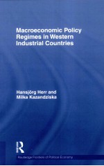 MACROECONOMIC POLICY REGIMES IN WESTERN INDUSTRIAL COUNTRIES