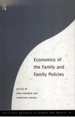 ECONOMICS OF THE FAMILY AND FAMILY POLICIES