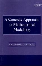 A CONCRETE APPROACH TO MATHEMATICAL MODELLING