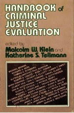 HANDBOOK OF CRIMINAL JUSTICE EVALUATION