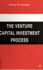 THE VENTURE CAPITAL INVESTMENT PROCESS