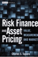 RISK FINANCE AND ASSET PRICING