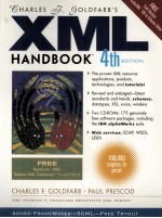 CHARLES F.GOLDFARB'S XML HANDBOOK FOURTH EDITION