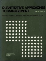 Quantitative Approaches To Management Fifth Edition