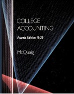 COLLEGE ACCOUNTING FOURTH EDITION 16-29