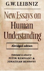 NEW ESSAYS ON HUMAN UNDERSTANDING ABRIDGED EDITION