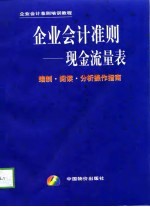 企业会计准则－现金流量表 编制·阅读·分析操作指南