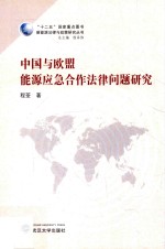 中国与欧盟能源应急合作法律问题研究