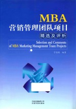 MBA营销管理团队项目精选及评析