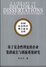 基于复杂性理论的企业集群成长与创新系统研究